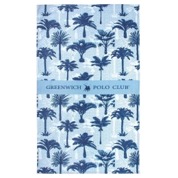 Πετσέτα Θαλάσσης 3711 Blue-Light Blue-Ecru Greenwich Polo Club Θαλάσσης 80x170cm 100% Βαμβάκι