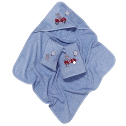 Βρεφικό Σετ Μπάνιου 6615 (Σετ 3τμχ) Blue Das Baby
