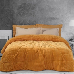 Κουβερτοπάπλωμα Sherpa 1163 Carry Das Home Μονό 160x220cm Πολυέστερ