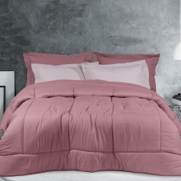 Πάπλωμα Happy 9570 Blush Pink Das Home Μονό 160x230cm Microfiber