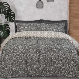 Πάπλωμα Happy 9583 Grey-Beige Das Home Υπέρδιπλο 220x240cm Βαμβάκι-Πολυέστερ