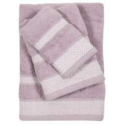 Πετσέτες Best 0652 (Σετ 3τμχ) Lila Das Home Σετ Πετσέτες 70x140cm 100% Βαμβάκι