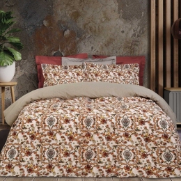Σεντόνια Best 4818 (Σετ 3τμχ) Multi Das Home Μονό 170x260cm 100% Βαμβάκι
