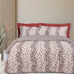 Σεντόνια Happy 9580 Με Λάστιχο (Σετ 3τμχ) Multi Das Home Μονό 120x235cm Βαμβάκι-Πολυέστερ