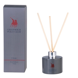 Αρωματικό Χώρου Με Sticks 3004 Citrus 150ml Greenwich Polo Club Γυαλί