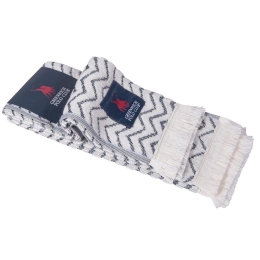 Πετσέτες Κουζίνας 2696 (Σετ 2τμχ) White-Grey Greenwich Polo Club 40x60cm 100% Βαμβάκι