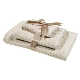 Πετσέτες Best 0663 (Σετ 3τμχ) Ivory Das Home Σετ Πετσέτες 70x140cm 100% Βαμβάκι