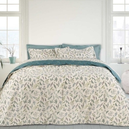 Κουβερλί Prestige 1666 Ecru-Petrol Das Home Υπέρδιπλo 220x240cm 100% Βαμβακοσατέν