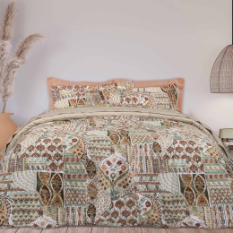 Σεντόνια Prestige 1672 (Σετ 4τμχ) Multi Das Home Υπέρδιπλο 240x260cm 100% Βαμβακοσατέν