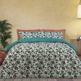 Σεντόνια Casual 5401 Με Λάστιχο (Σετ 4τμχ) Multi Das Home Υπέρδιπλο 150x235cm Βαμβάκι-Πολυέστερ