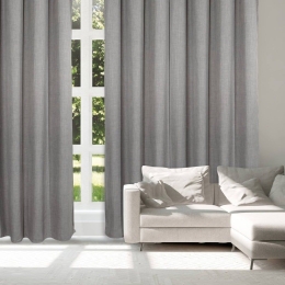 Κουρτίνα 2244 Με Τρουκς Dark Grey Das Home 140X270cm Πολυέστερ
