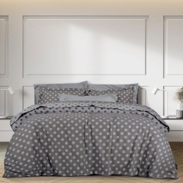 Σεντόνια 2142 (Σετ 3τμχ) Grey Greenwich Polo Club Μονό 170x260cm 100% Βαμβάκι