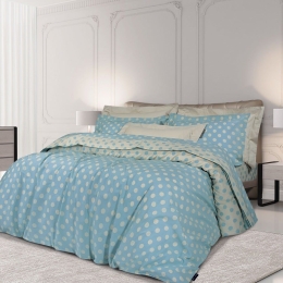 Παπλωματοθήκη 2143 (Σετ 2τμχ) Light Blue-Ecru Greenwich Polo Club Μονό 160x240cm 100% Βαμβάκι