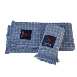 Πετσέτες Κουζίνας 2703 (Σετ 2τμχ) Blue Greenwich Polo Club 40x60cm 100% Βαμβάκι
