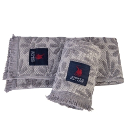 Πετσέτες Κουζίνας 2706 (Σετ 2τμχ) Grey Greenwich Polo Club 40x60cm 100% Βαμβάκι
