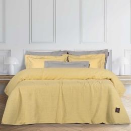 Κουβέρτα Πικέ 3405 Yellow Greenwich Polo Club Υπέρδιπλo 230x250cm Βαμβάκι-Πολυέστερ