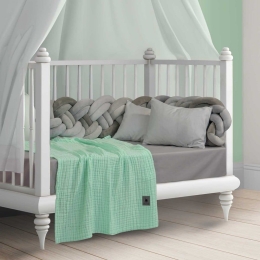 Κουβέρτα Βρεφική 2992 Mint Greenwich Polo Club Κούνιας 105x150cm 100% Βαμβάκι