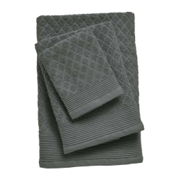 Πετσέτες Best 0688 (Σετ 3τμχ) Graphite Das Home Σετ Πετσέτες 100% Βαμβάκι
