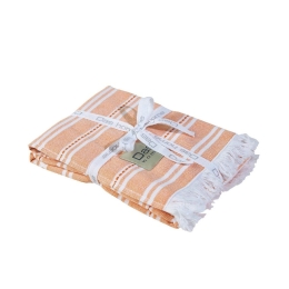 Ποτηρόπανα 0708 (Σετ 2τμχ) Somon-White Das Home 100% Βαμβάκι