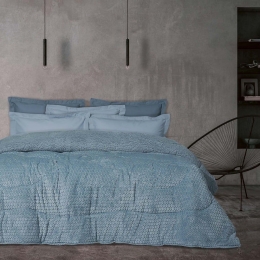 Κουβερτοπάπλωμα 1167 Sherpa Blue Das Home Υπέρδιπλο 220x240cm Πολυέστερ