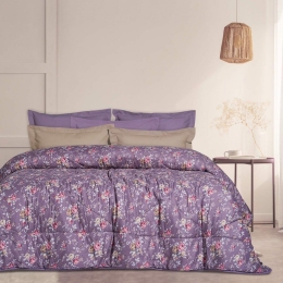 Πάπλωμα 9605 Happy Purple-Beige-Pink Das Home Μονό 160x240cm Microfiber
