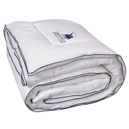 Πάπλωμα 2346 White-Blue Greenwich Polo Club Υπέρδιπλο 220x240cm Βαμβάκι-Μικροφίμπρα