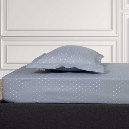 Σεντόνι 2502 Με Λάστιχο Grey Greenwich Polo Club Υπέρδιπλo 160x235cm Βαμβάκι-Πολυέστερ