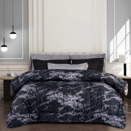 Πάπλωμα 3414 Black-Grey Greenwich Polo Club Μονό 160x240cm Microsatin