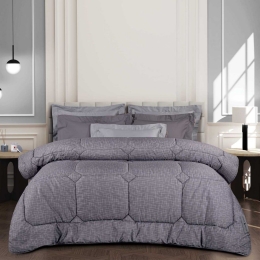 Πάπλωμα 3417 Grey-White Greenwich Polo Club Μονό 160x240cm Microsatin