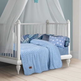 Κουβέρτα Βρεφική 8834 Fleece Light Blue Greenwich Polo Club Αγκαλιάς 80x110cm Polyester,Chinlon
