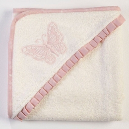 Κάπα Βρεφική ΣΧ.116 Dreamland White-Pink Down Town