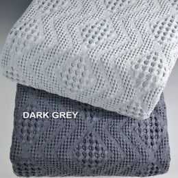 Κουβέρτα ΣΧ.871 D.Grey Down Town Μονό 170x240cm 100% Βαμβάκι
