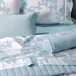 Παπλωματοθήκη ΣΧ.586 Σετ 2τμχ Blue Down Town Μονό 175x245cm 100% Βαμβακοσατέν