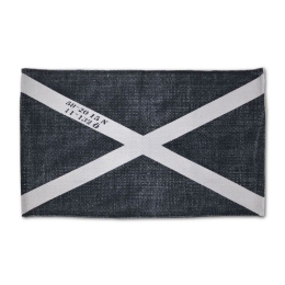Πατάκι Μπάνιου Indigo Flag Anthracite Down Town 60X90 100% Βαμβάκι