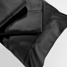 Σεντόνι S250/10 Με Λάστιχο Super Black Down Town King Size 100% Βαμβακοσατέν