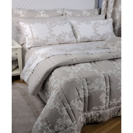 Κουβερλί 568 (Σετ 3τμχ) White Down Town Υπέρδιπλο 235x250cm Πολυέστερ