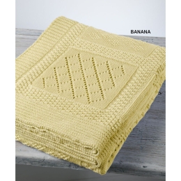 Κουβέρτα Βρεφική DT07 Banana Down Town Κούνιας 90x120cm 100% Βαμβάκι