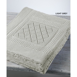 Κουβέρτα Βρεφική DT07 Light Grey Down Town Κούνιας 90x120cm 100% Βαμβάκι