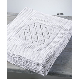 Κουβέρτα Βρεφική DT07 White Down Town Κούνιας 90x120cm 100% Βαμβάκι