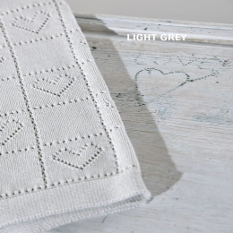 Κουβέρτα Βρεφική DT450 Light Grey Down Town Αγκαλιάς 75x105cm 100% Βαμβάκι