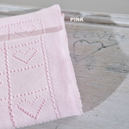 Κουβέρτα Βρεφική DT450 Pink Down Town Αγκαλιάς 75x105cm 100% Βαμβάκι