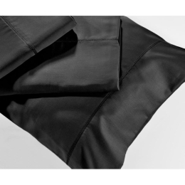 Μαξιλαροθήκες (Σετ 2τμχ) 250/10 Με Φάσα Black Down Town 52X75 100% Βαμβακοσατέν