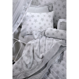 Πάπλωμα Βρεφικό 768 Grey Down Town 95x145cm 100% Βαμβακοσατέν
