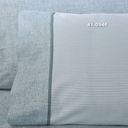 Μαξιλαροθήκες 804 Stripe (Σετ 2τμχ) Με Φάσα Petrol Down Town 52X75 100% Βαμβακοσατέν