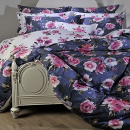 Παπλωματοθήκη 832 Magnolia (Σετ 3τμχ) Blue Down Town Υπέρδιπλο 235x245cm 100% Βαμβακοσατέν