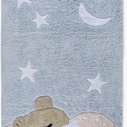 Χαλί Bear Girl Grey-Pink Down Town 100X160cm