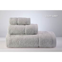Πετσέτα Joanne Light Grey Down Town Χεριών 30x50cm 100% Βαμβάκι