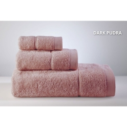 Πετσέτες Joanne (3τμχ) Dark Pudra Down Town Σετ Πετσέτες 90x150cm 100% Βαμβάκι