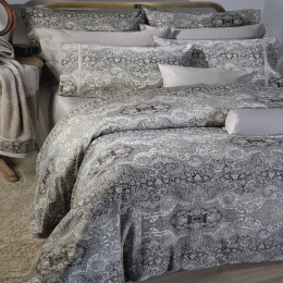 Σεντόνια 834 Bombay (Σετ 4τμχ) Brown Down Town King Size 280x290cm 100% Βαμβακοσατέν
