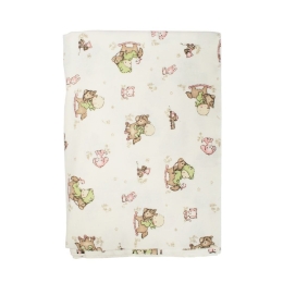 Πάνα Βρεφική Φανελένια Baby 03 Green DimCol 80x80cm 100% Βαμβάκι
